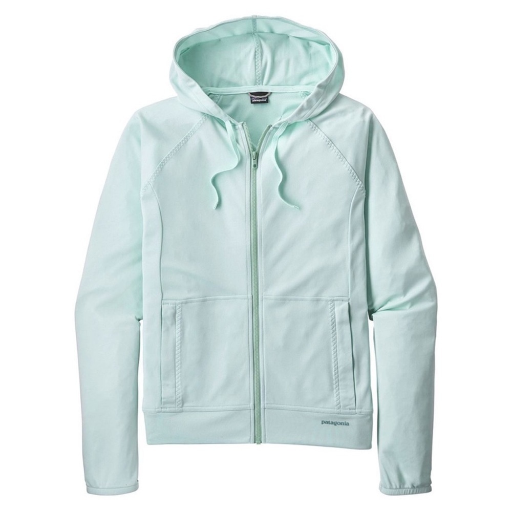 Patagonia Jacket Womens Medium Coastal Hideaway Suncover Hoodie Full Zip Gorp